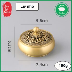 Lư đốt trầm bằng đồng đúc nguyên khối - Ảnh 6