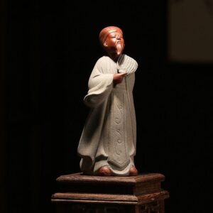 Alternative view of Tượng gốm Gia Cát Lượng decor phòng trà , phòng khách