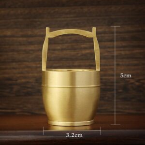 Xô đồng tài lộc trang trí phong thủy - Ảnh 4
