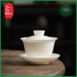 Chén khải sứ pha trà Dương Chi Ngọc 150ml ( sứ Đức Hóa)