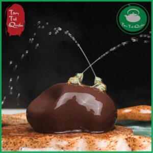 Cặp ếch gốm trâng trí bàn trà (phun nước khi rót nước nóng)