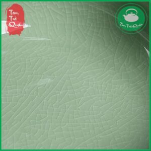 Alternative view of Ang sứ tráng chén trà ( chậu cây cảnh) men xanh rạn  | Dụng cụ thưởng trà