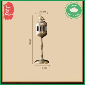Lư đồng xông trầm chân cao chim sẻ [MẪU CHIM SẺ] - Ảnh 6