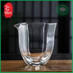 Alternative view of Tống trà thủy tinh chịu nhiệt 200ml ( 6 cạnh )