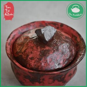 Khải gốm Tuyền Châu pha trà 120ml [ MEN ĐỎ ĐEN ] - Ảnh 4