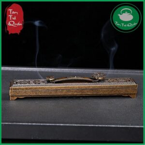 Hộp đốt nhang trầm bằng đồng - Ảnh 6