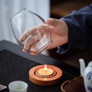 Đèn để bàn lồng thủy tinh đốt nến - Ảnh 6