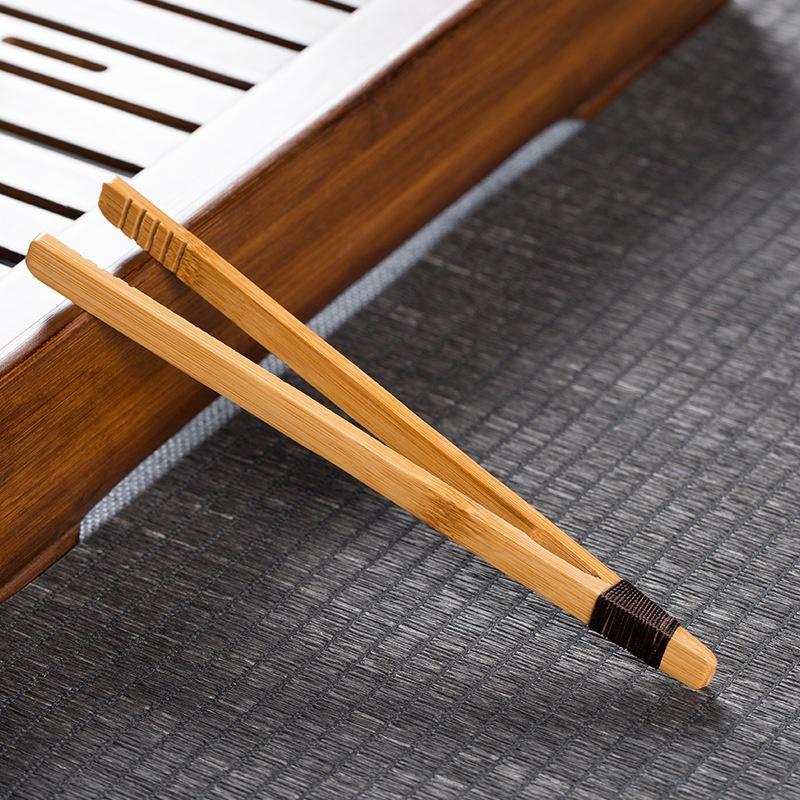 Kẹp gỗ gắp chén trà - Dụng cụ bàn trà - Ảnh 4