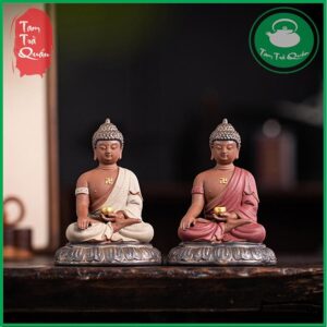 Tượng gốm Phật tổ trang trí decor bàn trà
