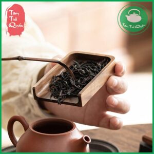 Cung nhãn trà (máng trà) bằng gỗ óc chó mẫu vuông - Ảnh 4