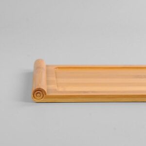 Khay trà gỗ tre tự nhiên 33x17x2cm - Ảnh 3