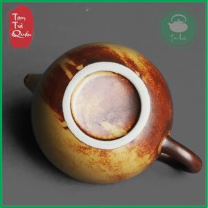 Ấm tử sa tây thi gốm Đức hóa nung hỏa biến 230ml - Ảnh 3