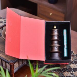 Tháp xông hương trầm que gỗ mun - Ảnh 7