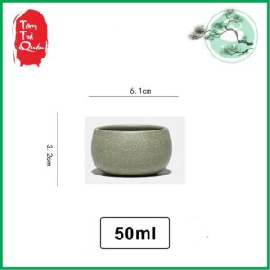 Chén tử sa Nghi Hưng 50ml ( màu đậu xanh ) - Ảnh 4