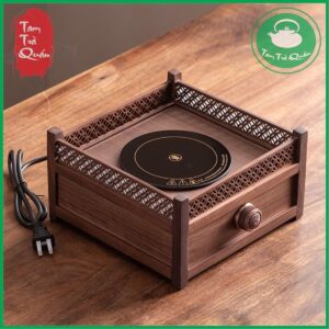 Bếp đun hồng ngoại thân gỗ có thành cao [ MẪU THÀNH CAO ] - Ảnh 4
