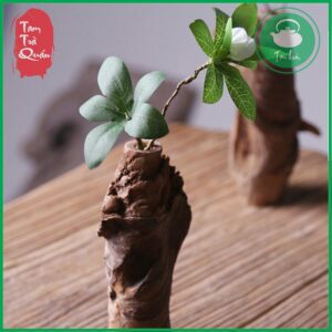 Khúc gỗ mini cắm cành hoa trang trí bàn trà ( hình dáng ngẫu nhiên) - Ảnh 4