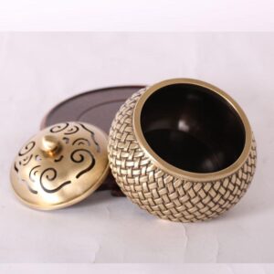 Lư đồng đốt hương trầm (thân đan) - Ảnh 4