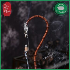 Cây cắm trầm, đặt nụ trầm bằng thân trúc già LONG THỦ - Ảnh 4