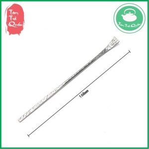Máng trà thủy tinh trong suốt chịu nhiệt Borosilicate kèm cây gạt trà thiếc - Ảnh 6