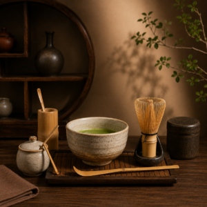 Dụng cụ pha Matcha Tâm Trà Quán