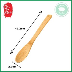 Alternative view of Thìa gỗ tre múc bột matcha