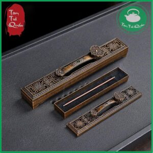 Hộp đốt nhang trầm bằng đồng