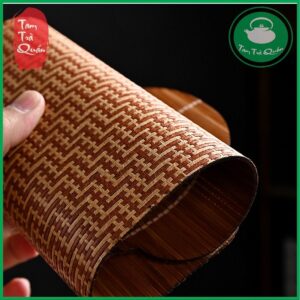 Thảm chiếu tre thưởng trà 36x17.5cm | Dụng cụ pha trà - Ảnh 3