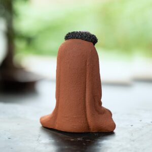 Tượng gốm Đạt Ma Sư Tổ cắm hương trầm - Ảnh 3