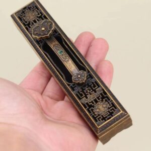 Hộp đốt nhang trầm bằng đồng - Ảnh 4