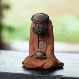 Tượng gốm Đạt Ma Sư Tổ cắm hương trầm - Ảnh 4