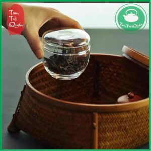 Hũ thủy tinh mini chiết trà dùng pha vài lần. - Ảnh 4