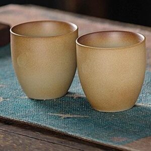 Alternative view of Cốc uống trà gốm thô 125ml