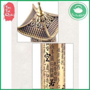 Lư đồng xông trầm tháp trụ khắc tâm kinh - Ảnh 3
