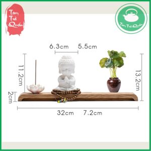 Bộ tượng đế gỗ đàn hương decor phòng trà và đốt hương trầm | Đồ trang trí - Ảnh 7