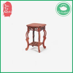 Đôn gỗ mini chân cao kê ấm, kê tượng - Ảnh 5