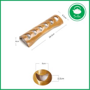 Gác chén trà gỗ tre tự nhiên - Ảnh 3