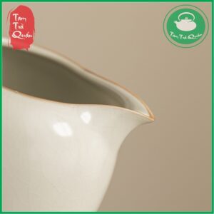 Tống chuyên trà sứ men rạn họa tiết cành trúc 215ml - Ảnh 5