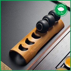 Gác chén trà gỗ tre tự nhiên - Ảnh 5