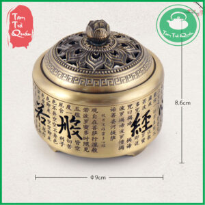 Lư đồng đốt hương trấm khắc tâm kinh - Ảnh 5