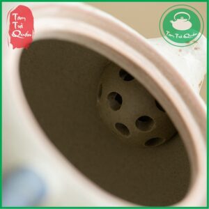 Ấm trà dáng tây thi gốm Đức Hóa họa tiết hồ điệp 220ml - Ảnh 5