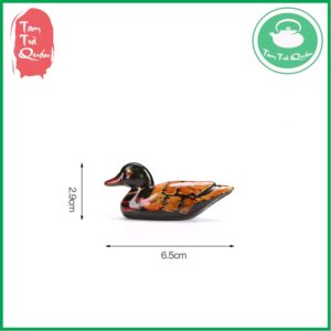 Gác muỗng gạt trà hình con vịt - Ảnh 5