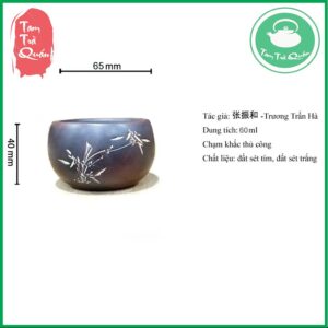 Chén trà Nê Hưng Khâm Châu  60ml - Ảnh 6