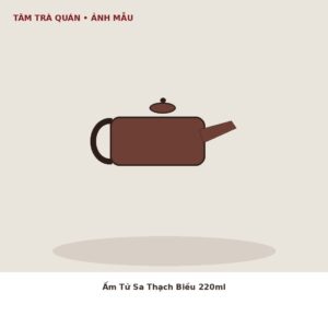 Ấm Tử Sa Thạch Biều 220ml
