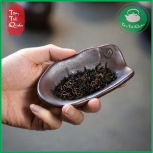 Máng đựng trà bằng gốm dáng mai rùa - Ảnh 5