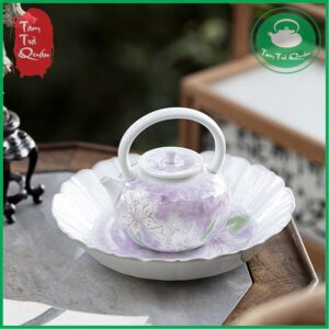 Ấm trà sứ Tử ngọc lan 160ml - Ảnh 4