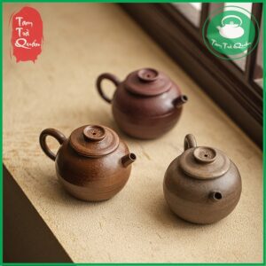 Alternative view of Ấm trà lão nham nê nung củi Mạn kỉ trà tịch 120ml