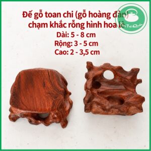 Đôn gỗ kê ấm tử sa, kê tượng hình dáng ngẫu nhiên - Ảnh 4