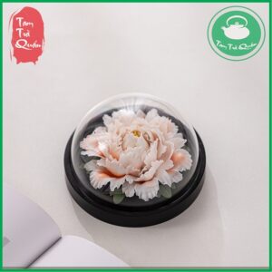 Bông hoa mẫu đơn gốm decor phòng trà, bàn trà, xông tinh dầu thơm - Ảnh 6