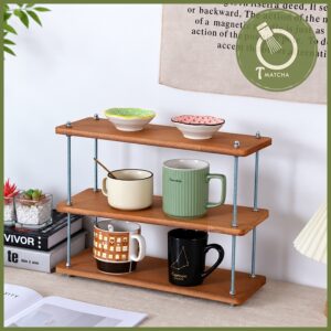 Kệ gỗ 2, 3 tầng để đồ pha chế matcha