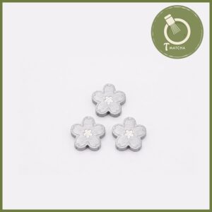 Combo 3 viên inox rây bột matcha hoa năm cánh